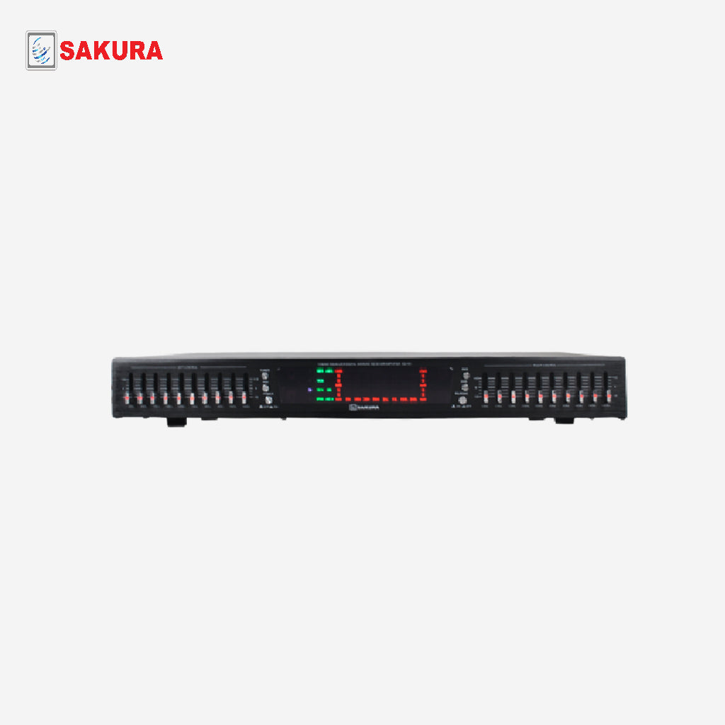 Sakura ORIGINAL 2 Channel Stereo Graphic Equalizer EQ-101