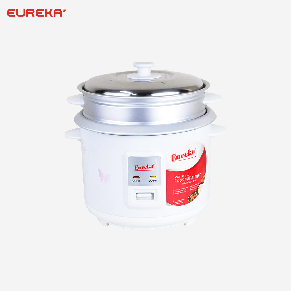 Eureka Rice Cooker 1.5L serves 8cups with Steamer ERC-1.5LJ