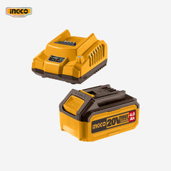 Ingco Ingco P20S Lithium-Ion Battery And Charger Kit 20V FBCPK1214 ING-CT