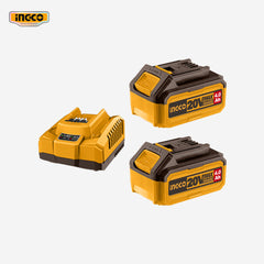 Ingco Ingco P20S Lithium-Ion Battery and Charger Kit 20V FBCPK1424