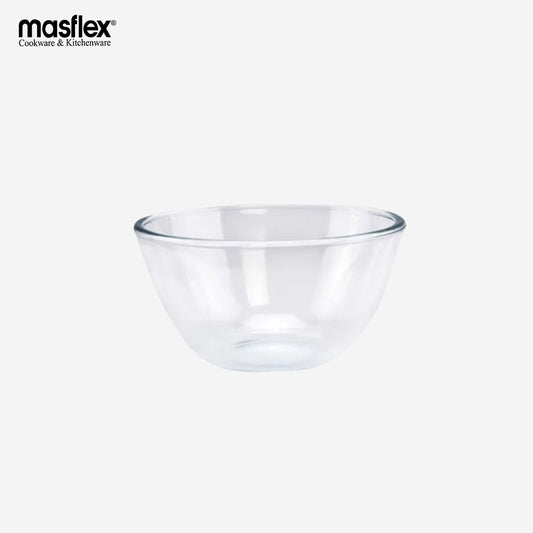 Masflex by Winland Borosilicate Glass Mixing Bowl Suitable for Microwave and Freezer