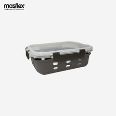 Masflex Delight Rectangular Borosilicate Glass Food Container Set with LID