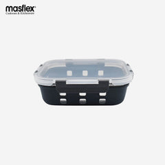 Masflex Delight Rectangular Borosilicate Glass Food Container Set with LID