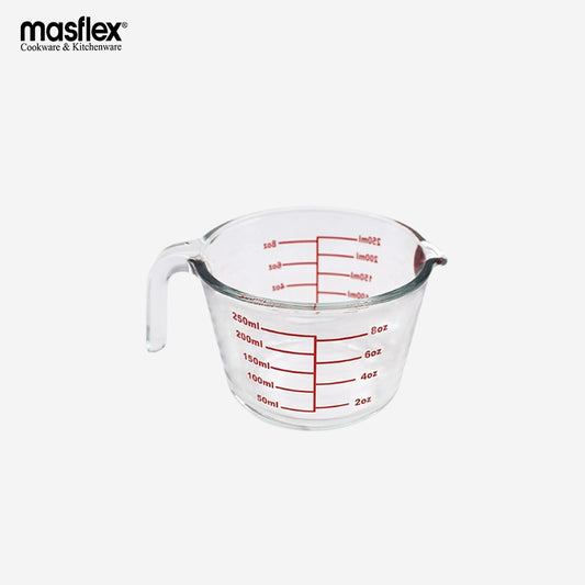 Masflex by Winland Borosilicate Glass Measuring Cup Measure 250mL FE-MJ