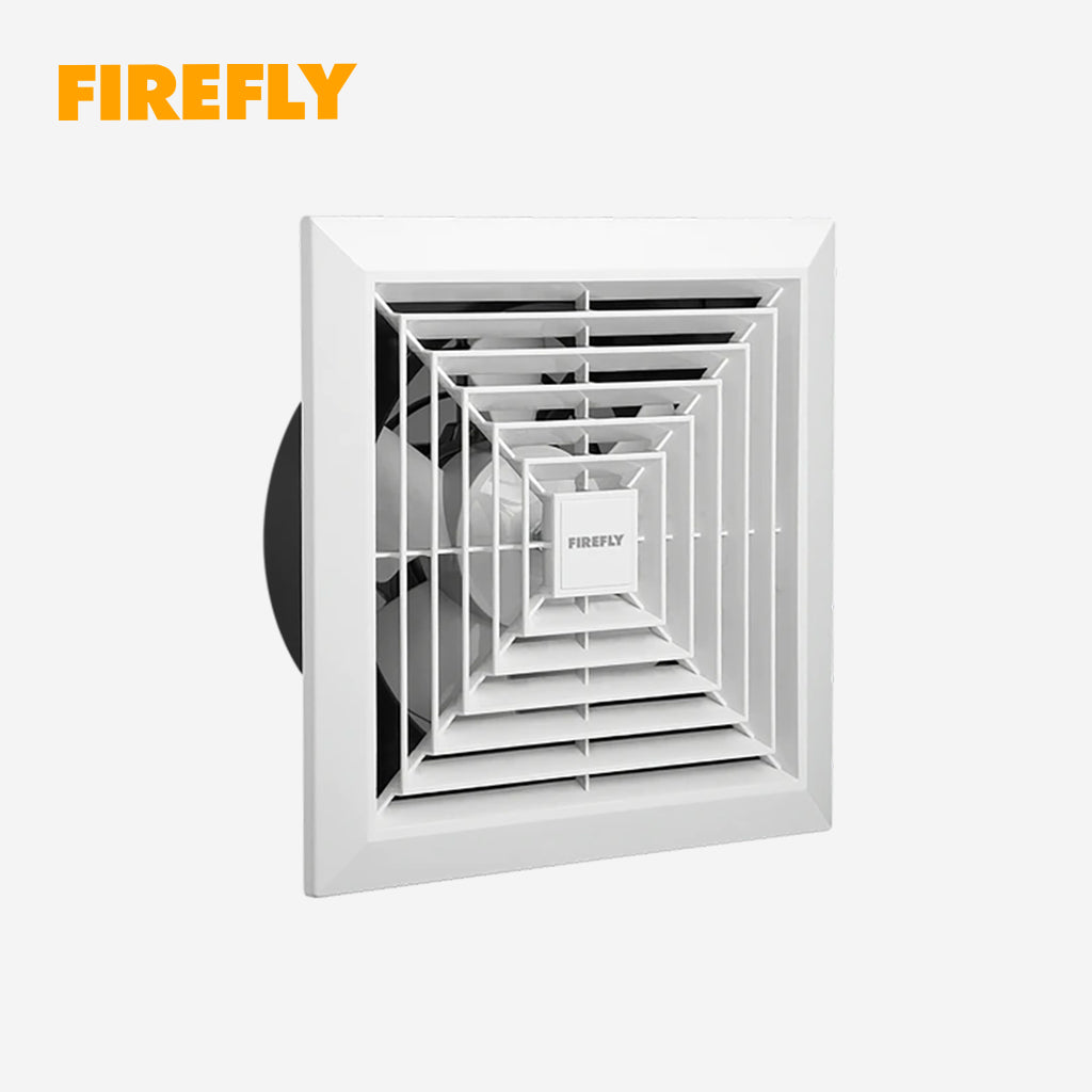 Firefly by Winland 8 Inch / 10 Inch / 12 Inch Ceiling Mounted Exhaust Fan Wide Radial Grille 20W-35W