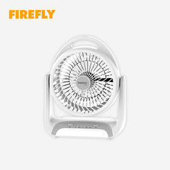 Firefly by Winland FEL628 Rechargable Mini Table Fan with Built-In Dimmable Emergency Light