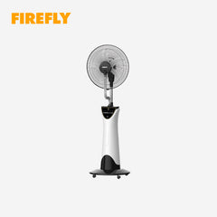 Firefly by Winland 16 inch Rechargeable Mist Fan with Digital Display and LED Night Light FEL646