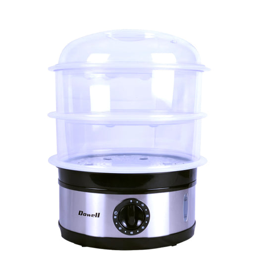 Dowell by Winland FS-13S3 8.4 Liter 3-tier Siomai Siopao Food Steamer (Stainless)