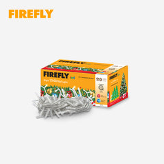 Firefly by Winland 100 LED Christmas Lights 100 LED White Steady-On - 7 meters - FXL1110020WH