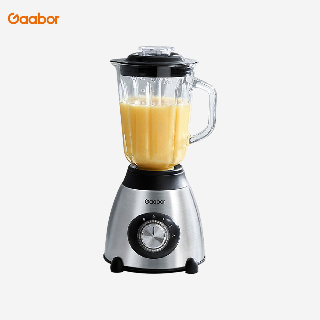 Gaabor 1.5L Blender for Shake Multifunctional Blender Food Processor Soda Lime Glass Jug