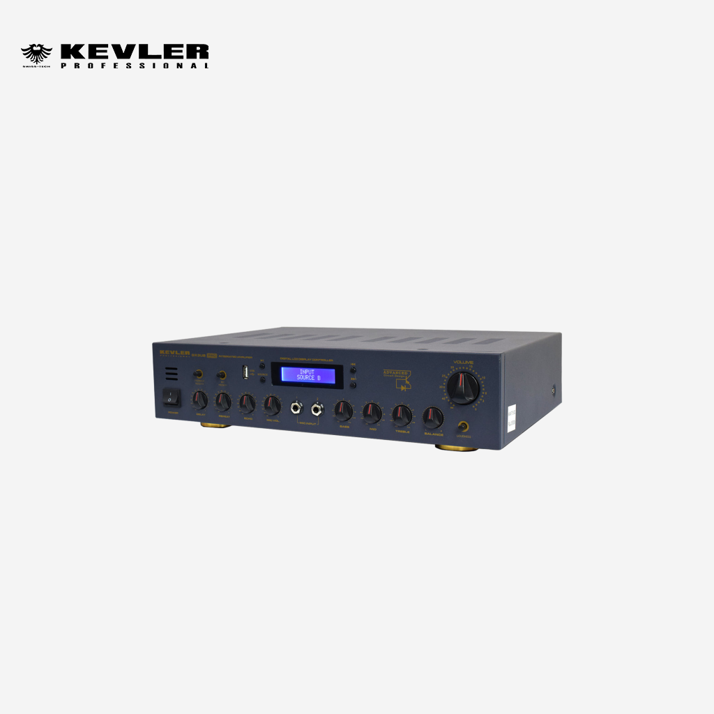 Kevler GX-3UB PRO Amplifier 300W x2 with USB/Bluetooth/FM/Line Input