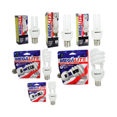 MEGALITE DAYLIGHT | WARM WHITE Energy Saving Lamp Bulb Light Ceiling Light