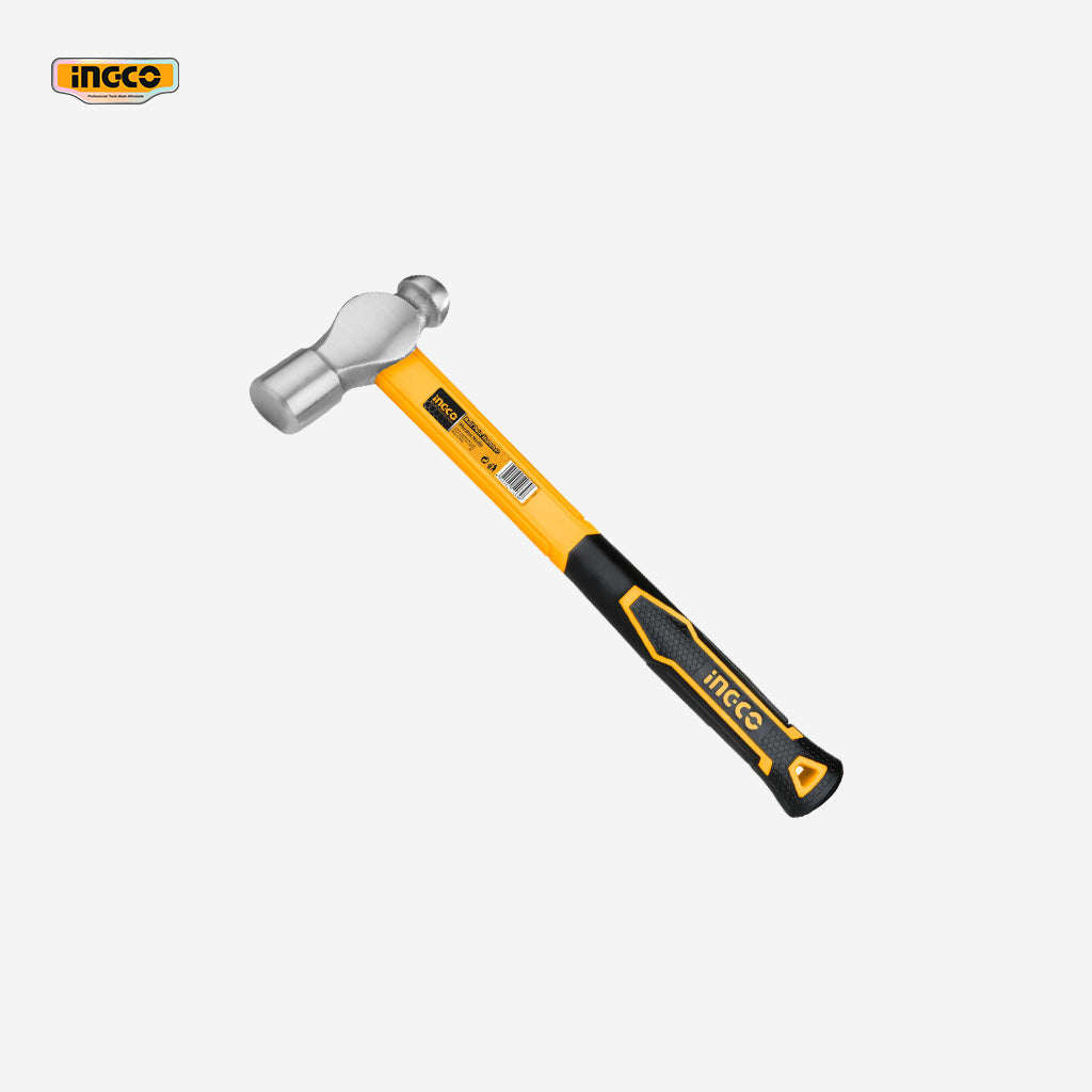 Ingco Ball Peen Hammer 32oz/900g Fiberglass Handle HBPH88032