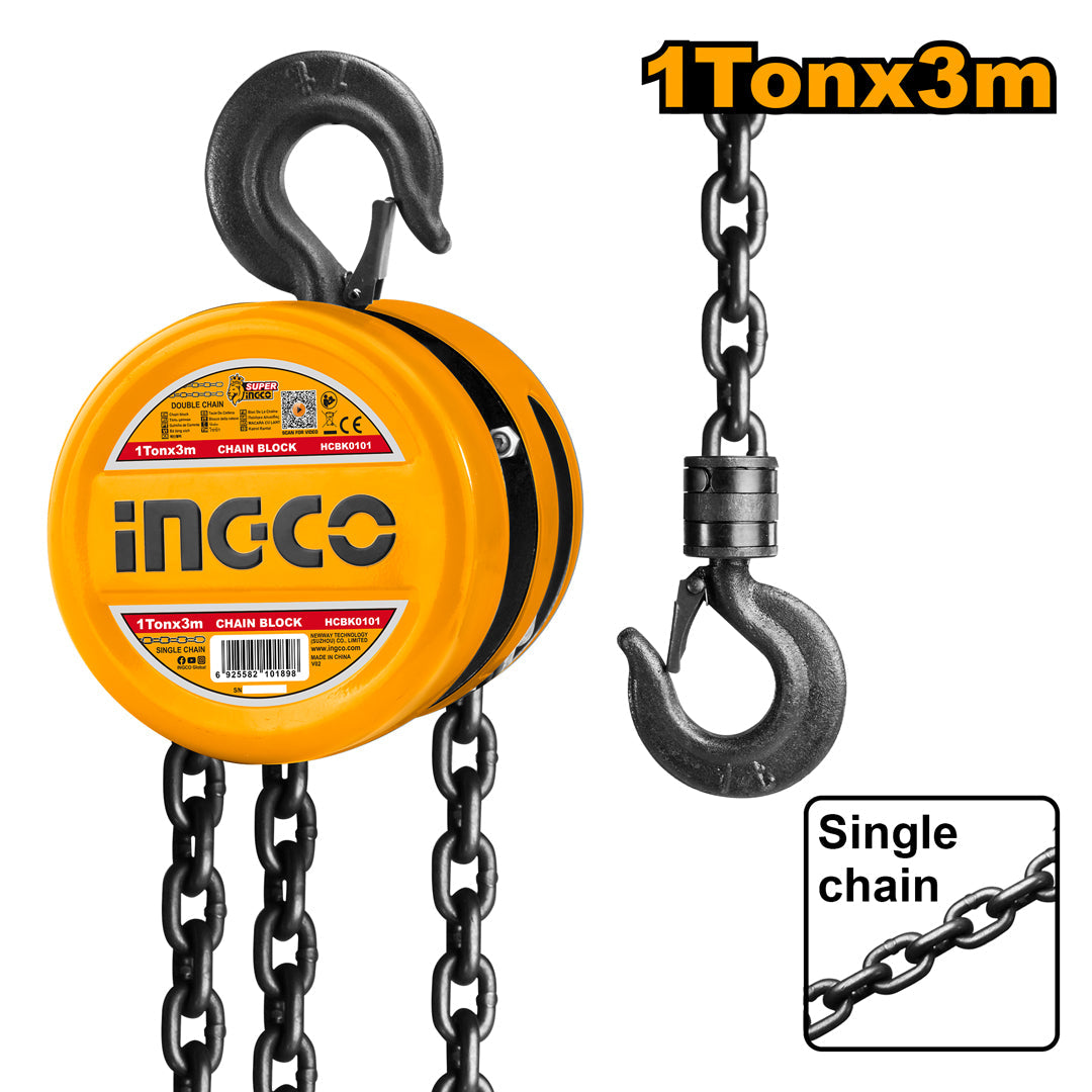 Ingco by Winland 1 Ton Chain Block HCBK0101