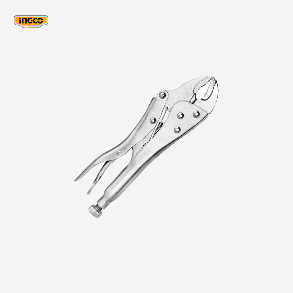 Ingco Curved Jaw Locking Plier Vise Grip 7 Inch HCJLW0207