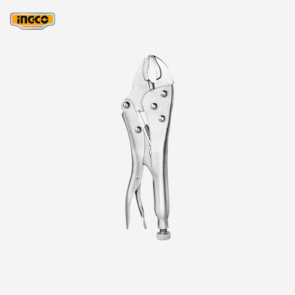 Ingco 10 Inch Curved Jaw Vise Grip Pliers HCJLW0210