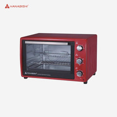 Hanabishi 48Liters Rotisserie / Convection Electric Oven Red HEO-48RED