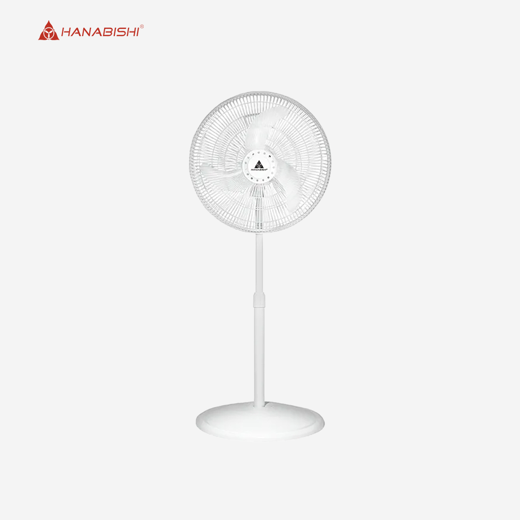 Hanabishi 16inches 2-in-1 Convertible Stand Fan, Floor Fan / Electric Fan HF1600-2IN1WHT