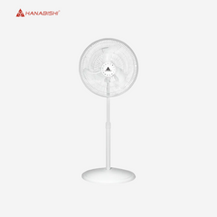 Hanabishi 16inches 2-in-1 Convertible Stand Fan, Floor Fan / Electric Fan HF1600-2IN1WHT