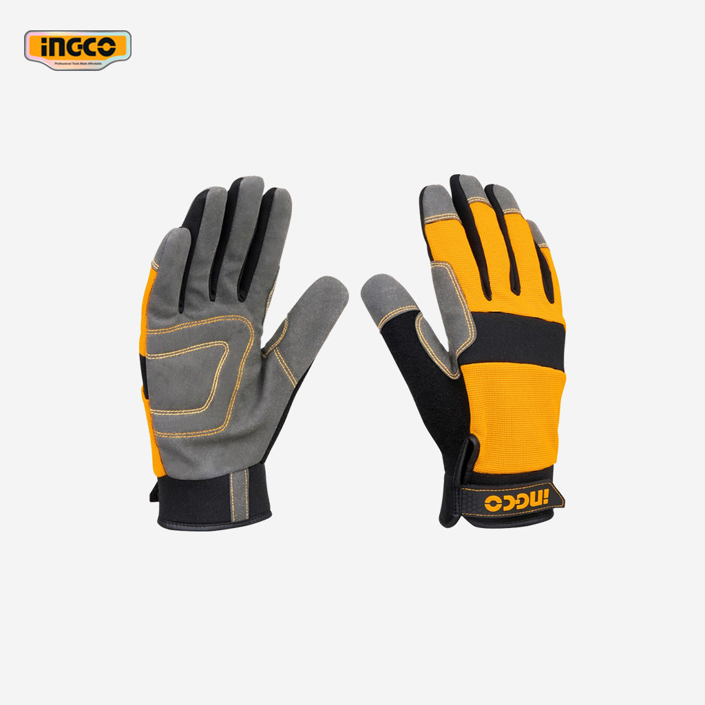 Ingco Micro Fibre Mechanic Gloves XL HGMG01-XL
