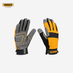 Ingco Micro Fibre Mechanic Gloves XL HGMG01-XL