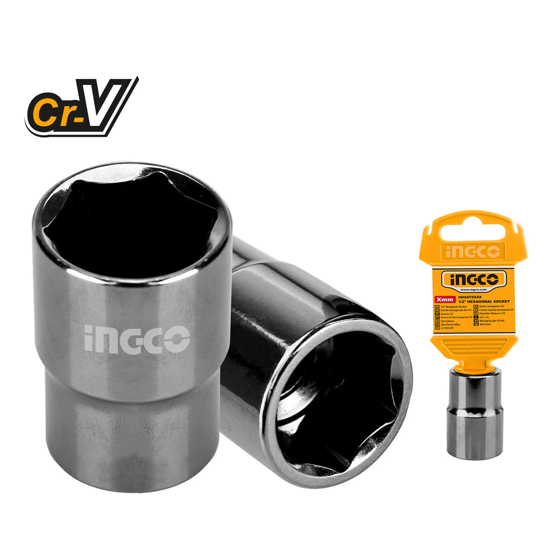 Ingco 1/2 Inch Hexagonal Socket CR-V Quality HHAST12261