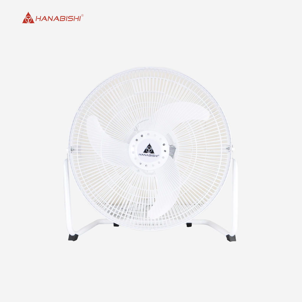 Hanabishi Industrial 16inch Blade Floor Fan | Desk Fan | Electric Fan HIFF1600WHT