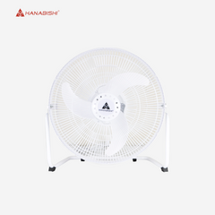 Hanabishi Industrial 16inch Blade Floor Fan | Desk Fan | Electric Fan HIFF1600WHT