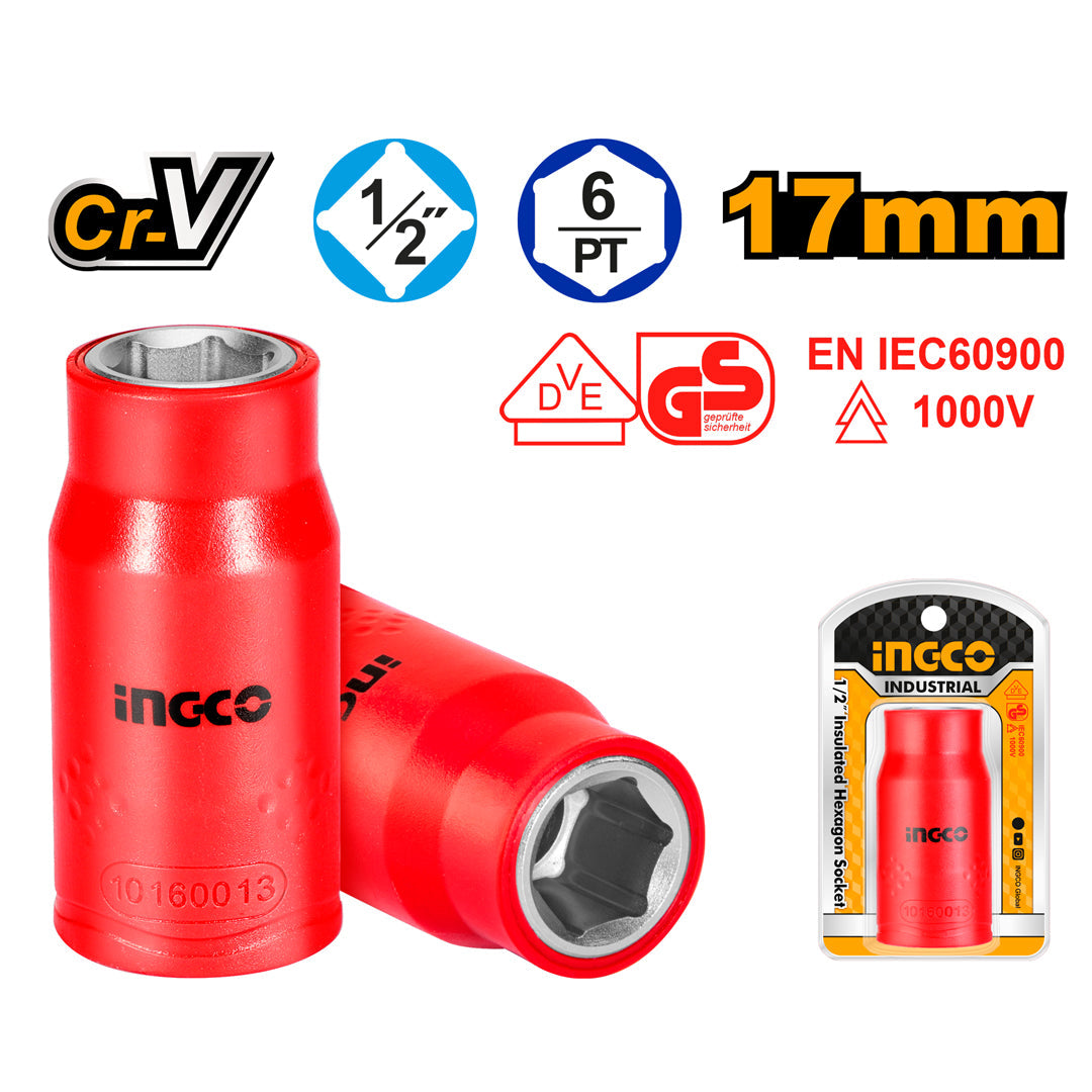 Ingco 1/2 Inch Insulated Hexagon Socket HIHAST12171