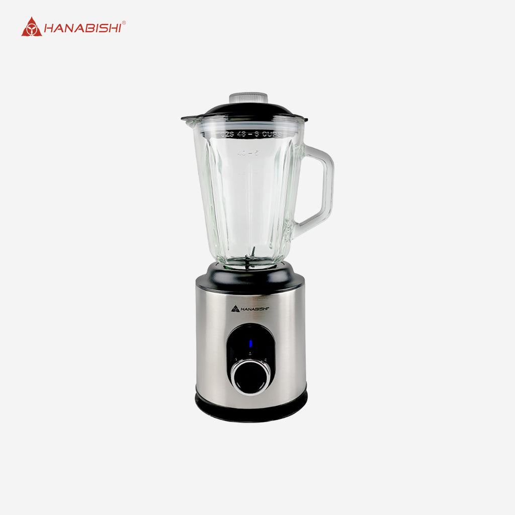 Hanabishi 2-Speed w/ Pulse Function Juice Blender 1.5L Stainless Steel Housing HJB-428SS