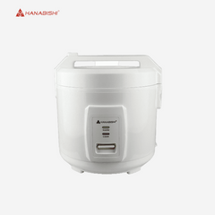 Hanabishi 1.0L serves up to 5 Cups White Jar Type Rice Cooker HJC-10WHT