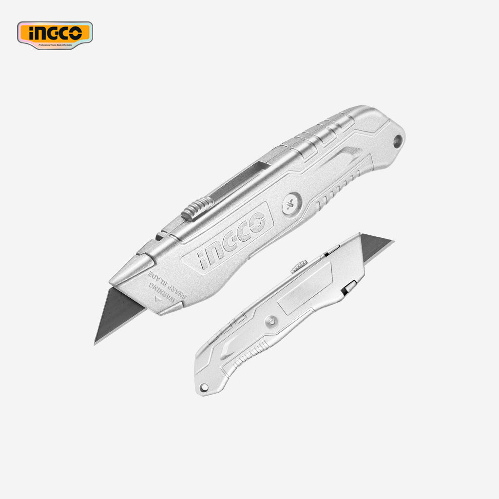Ingco Ingco 19mmx61mm Super Select Aluminum Body Snap-Off Blade Utility Knife Cutter HKNS11615