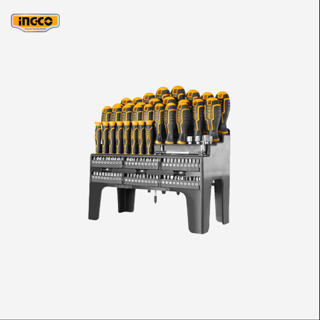 Ingco 100 Pcs Screwdriver Set CR-V Material HKSD10028