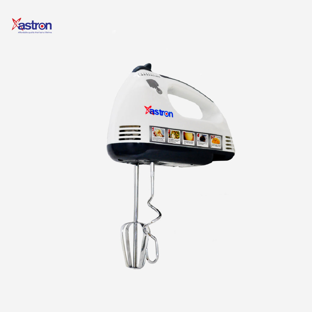 Astron 7 Speed Hand Mixer with Dual Attachments Best for Baking HM-11