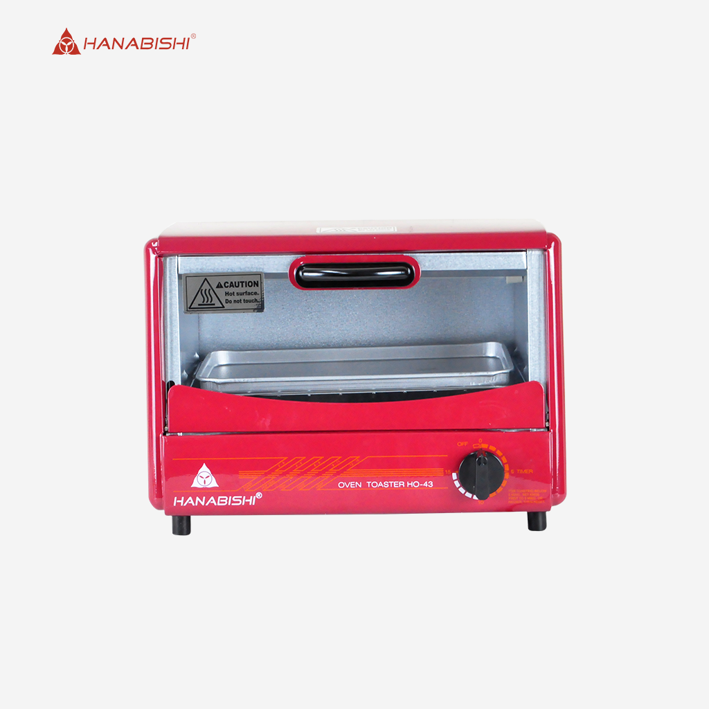 Hanabishi Stainless Steel Oven Toaster 6L Capacity Pizza Oven 650watts HO43