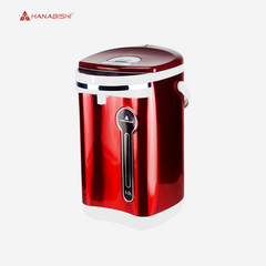 Hanabishi Stainless Steel Inner Pot / Electric Airpot Red 5L HOTPOT600RED