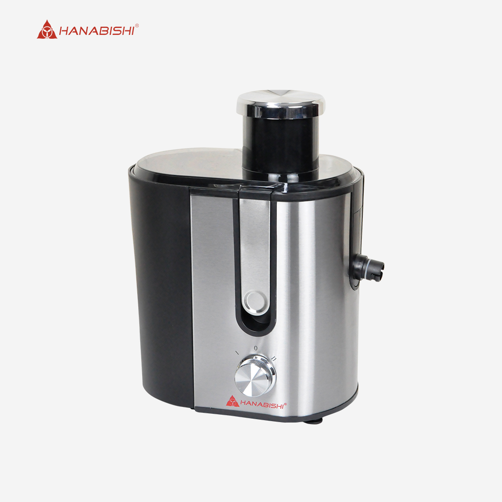 Hanabishi Juice Extractor 1.2 liter pulp container & 500mL juice cup HPJ500SS