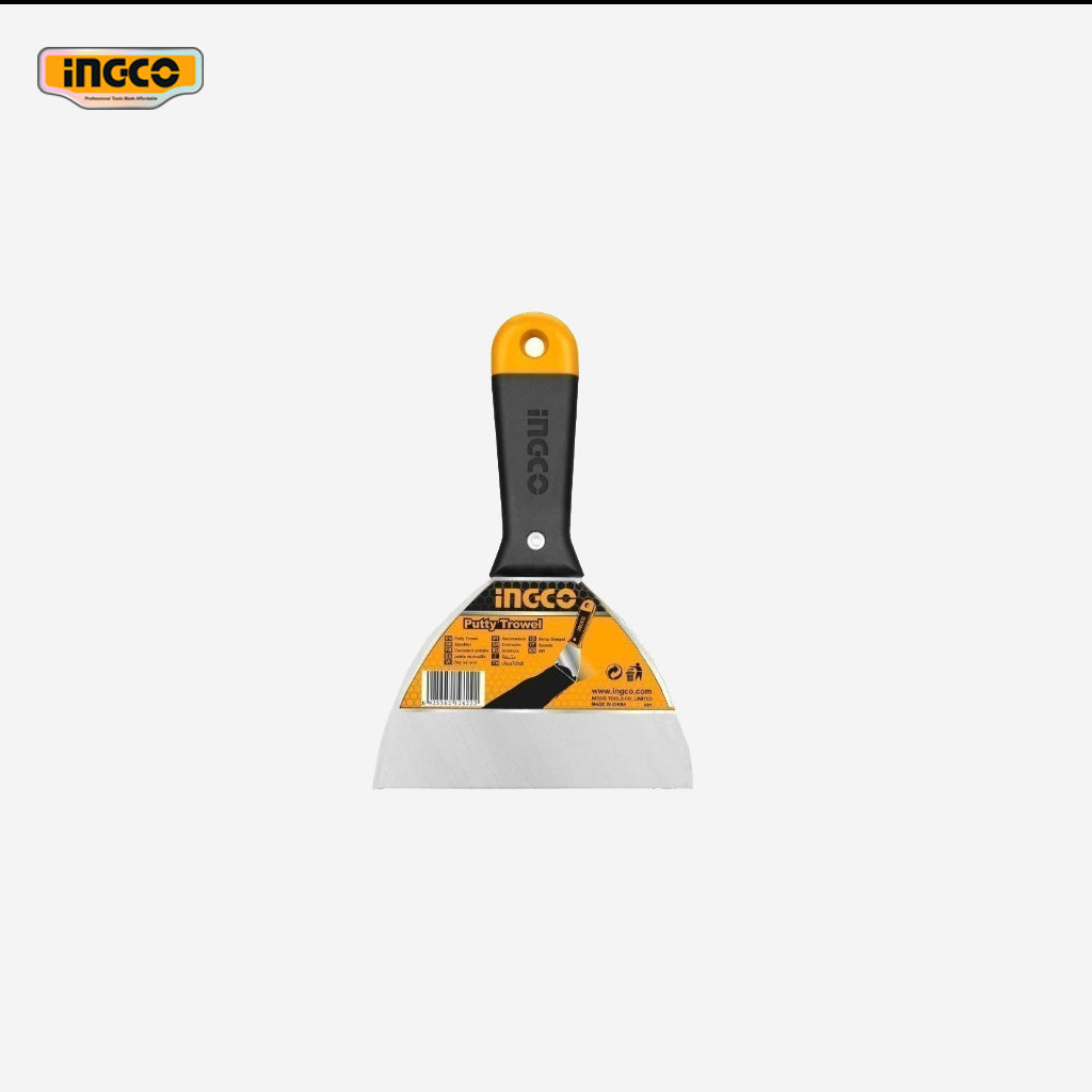 Ingco Ingco Putty Trowel Stainless with Soft Grip Handle 100mm HPUT68100 ING-HT