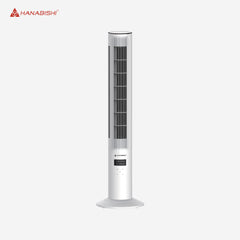 Hanabishi Tower Fan | Electric Fan with Remote Control 360-Degree HTOWF1500-360WHT