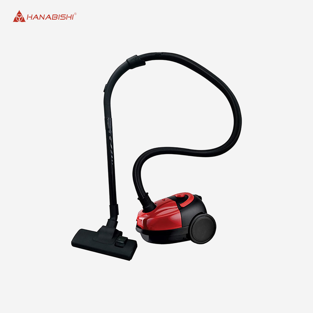 Hanabishi Vacuum Cleaner High Suction Power with Filter Bag Dust and Mite Removal HVC-10A