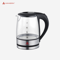 Hanabishi 1.2 Liter Glass Electric Kettle Water Heater HWK112GL