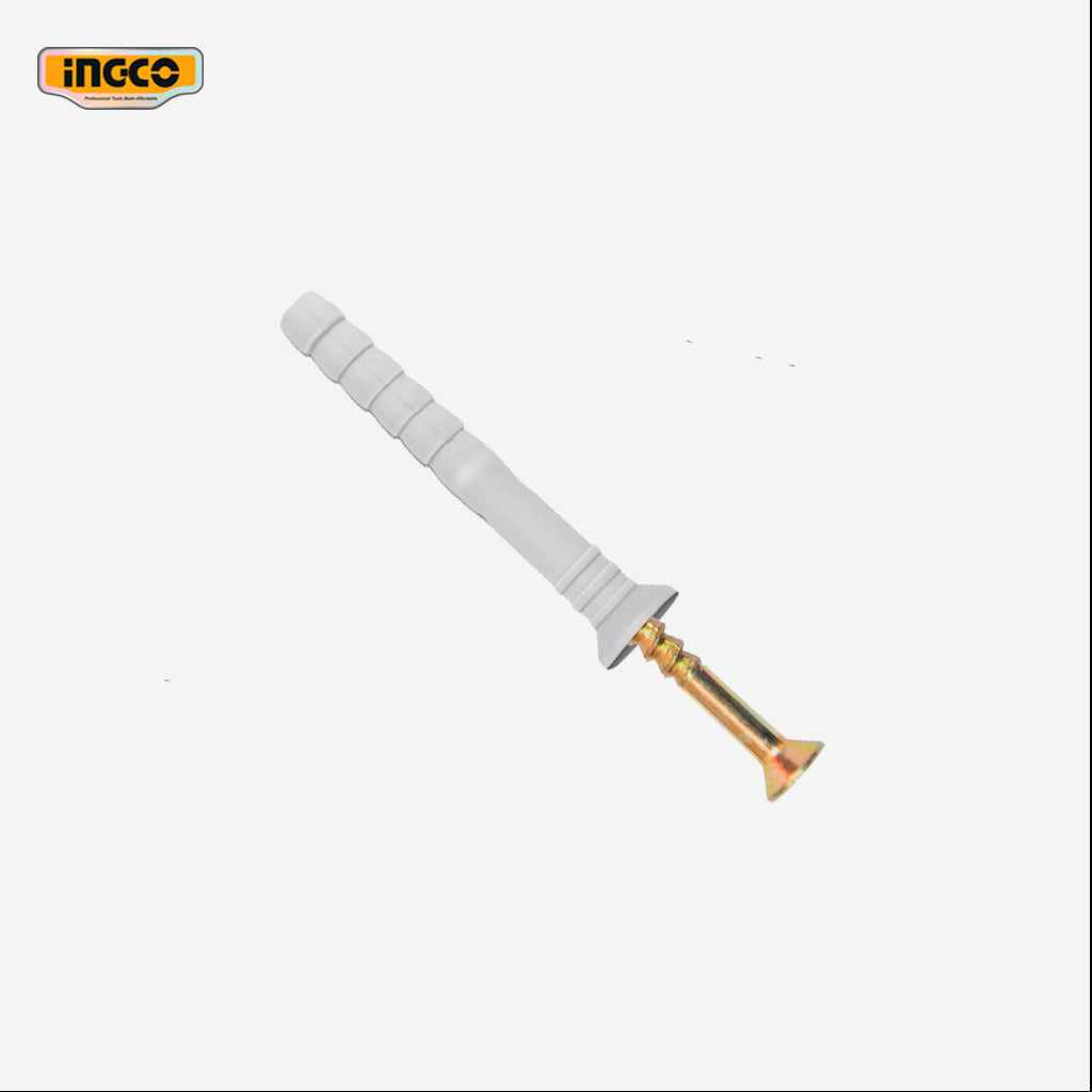 Ingco Nylon Anchor Screw 5.0x90mm Plug 8x80mm HWNAK5009012