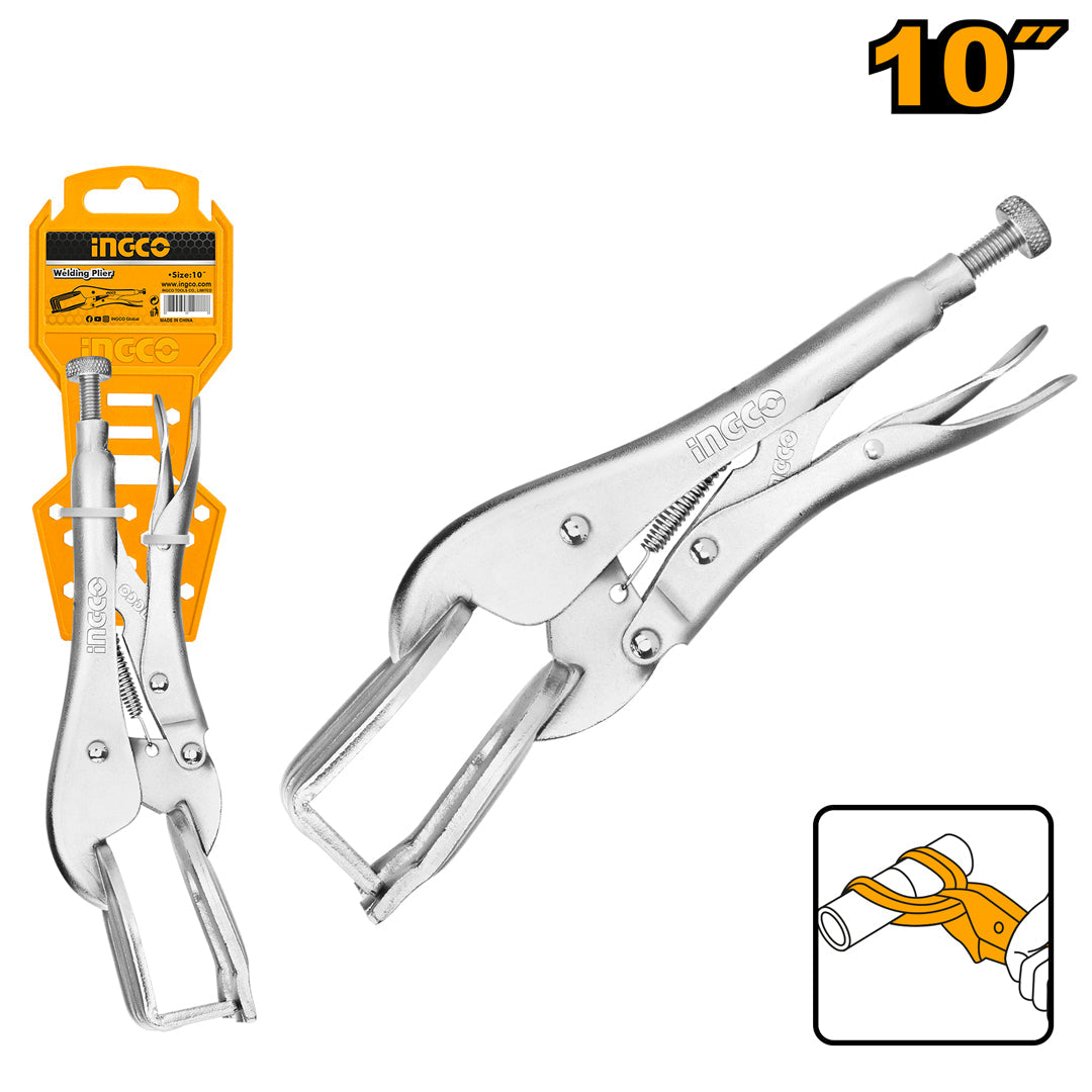 Ingco 10 Inch Welding Plier Cr-V HWP0210