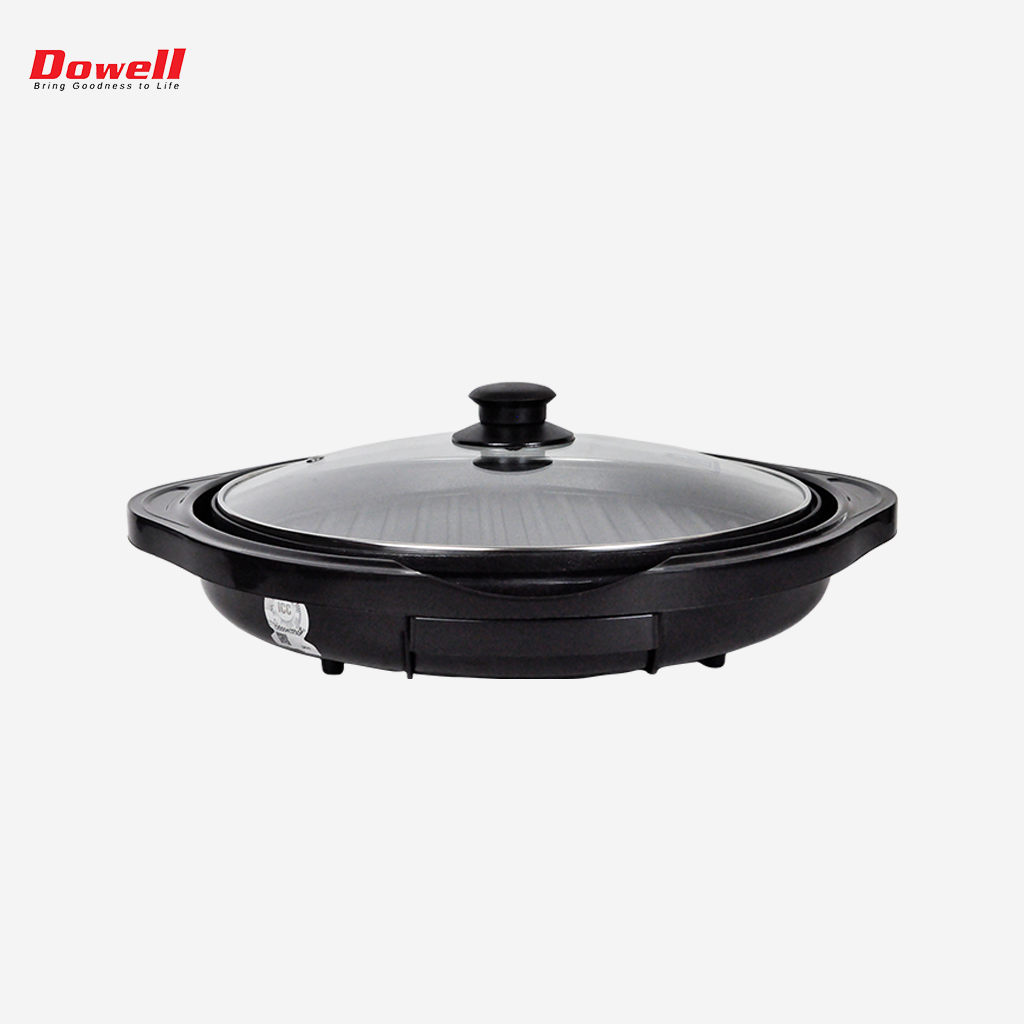 Dowell Electric Indoor Griller with Oil Drip Tray