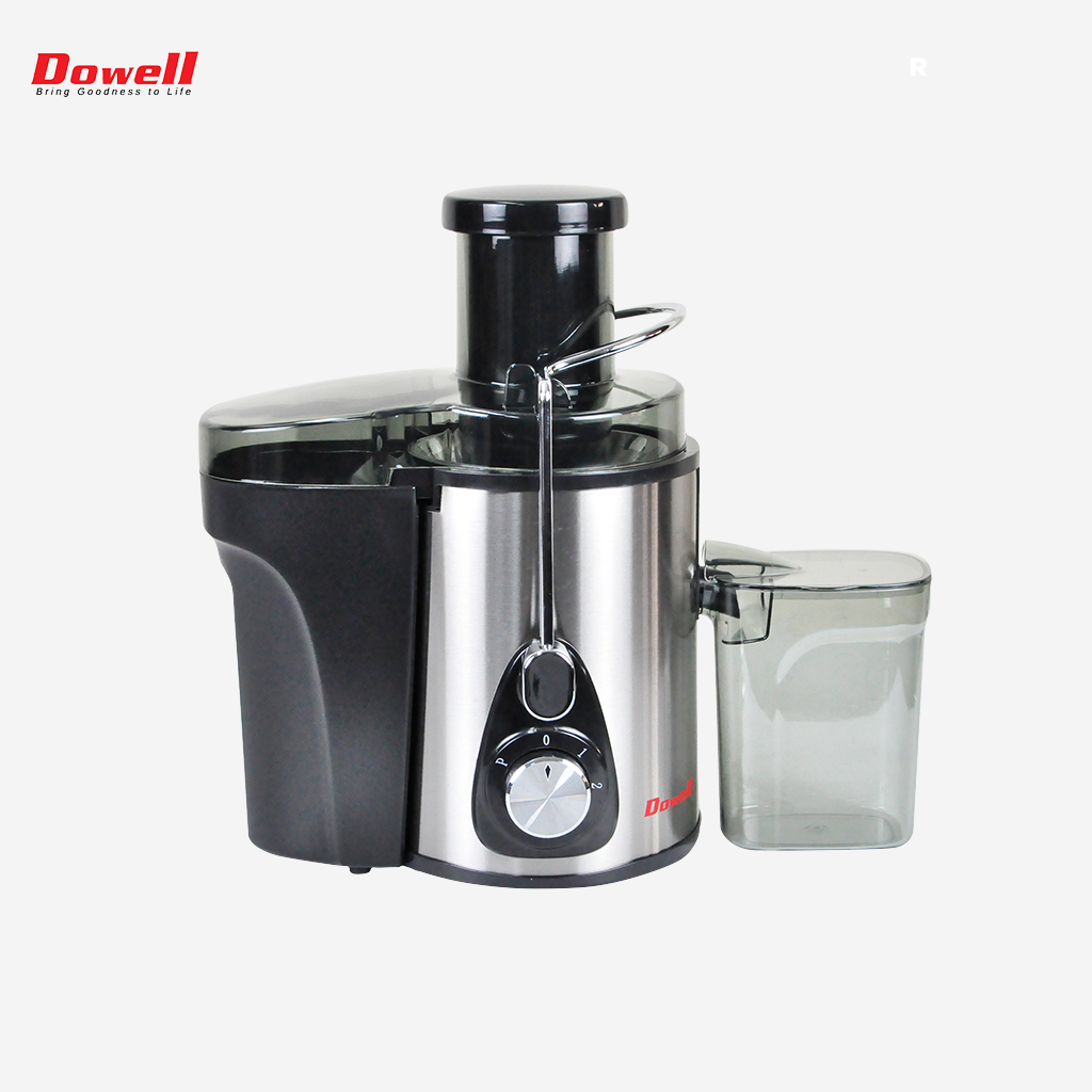 Dowell Juice Extractor 1.0 liter Pulp Container & 600mL Juice Container JE-832