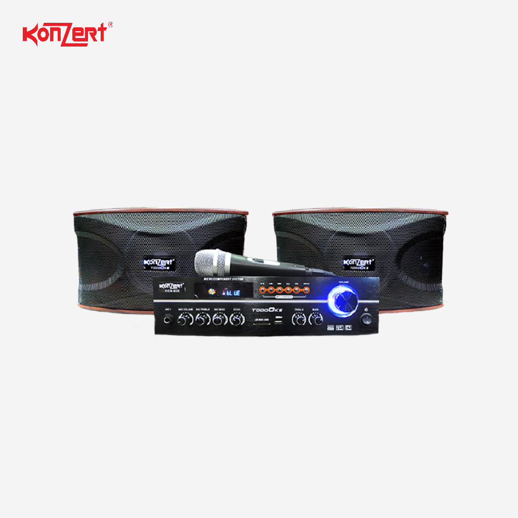 Konzert by Winland Micro Component System with USB & SD, FM Radio, BT and Microphone KCS-222