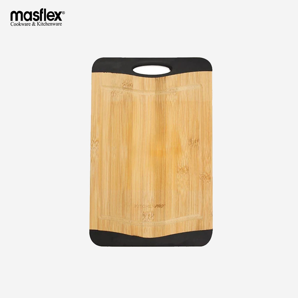 Kitchenpro by Masflex Reversible Non-Slip Bamboo Chopping Board (Small) KN-BS