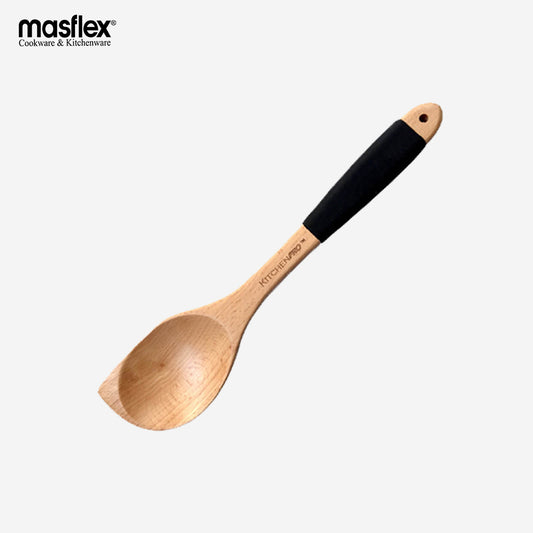 Kitchenpro by Masflex 12" Beech Wood Stir Fry Spatula (Pointed) KN-SFS