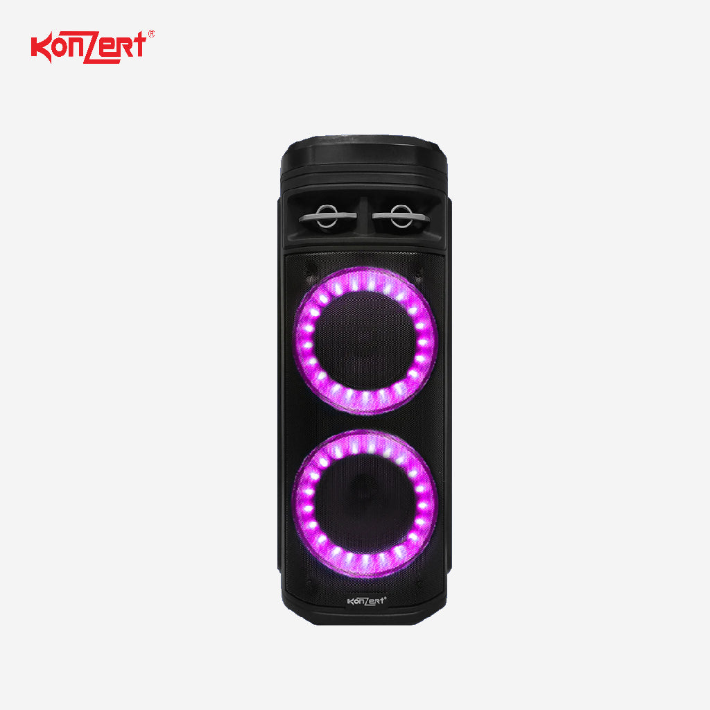 Konzert by Winland Kontempo 6 Karaoke Portable Party Speaker w/Bluetooth, FM,SD, AUX, USB, Mic Input