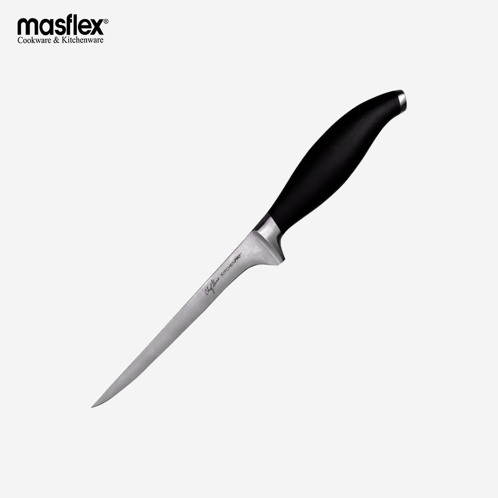 Kitchenpro by Masflex Super Sharp Professional 6 inch Fillet Knife Flair Handle